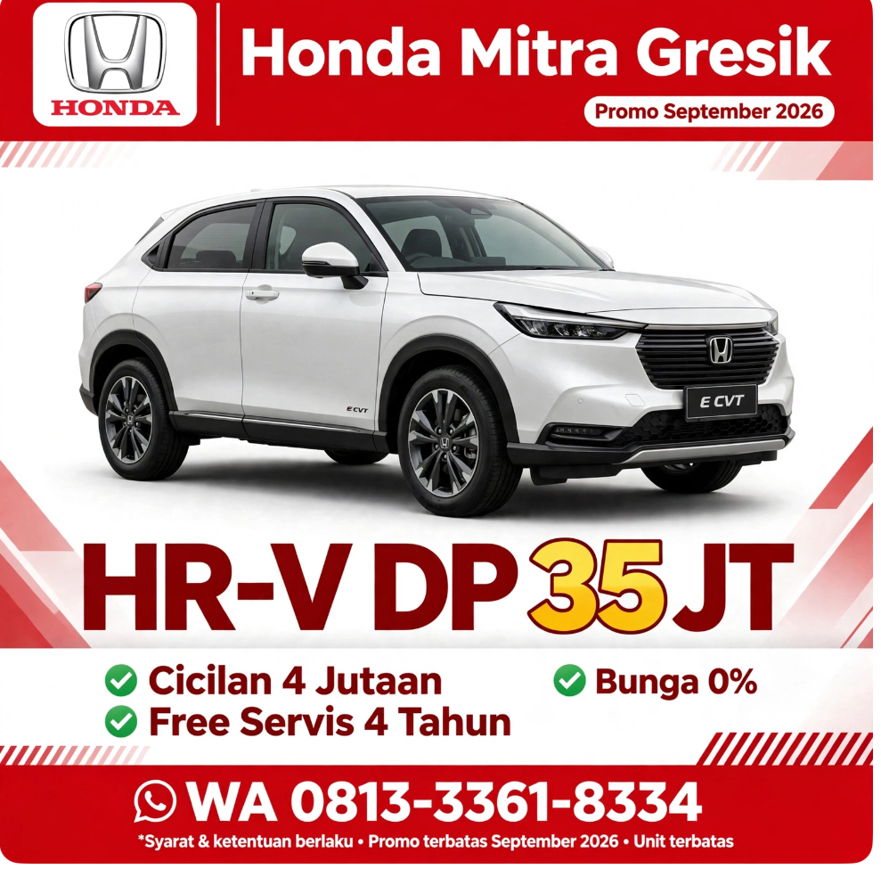 PROMO HRV GRESIK DP 35 juta November 2026